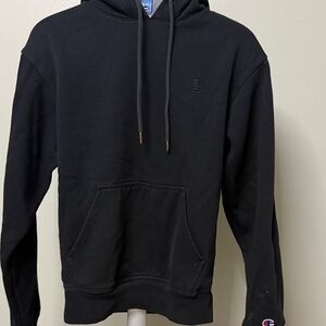 Champion Essential Black Hoodie